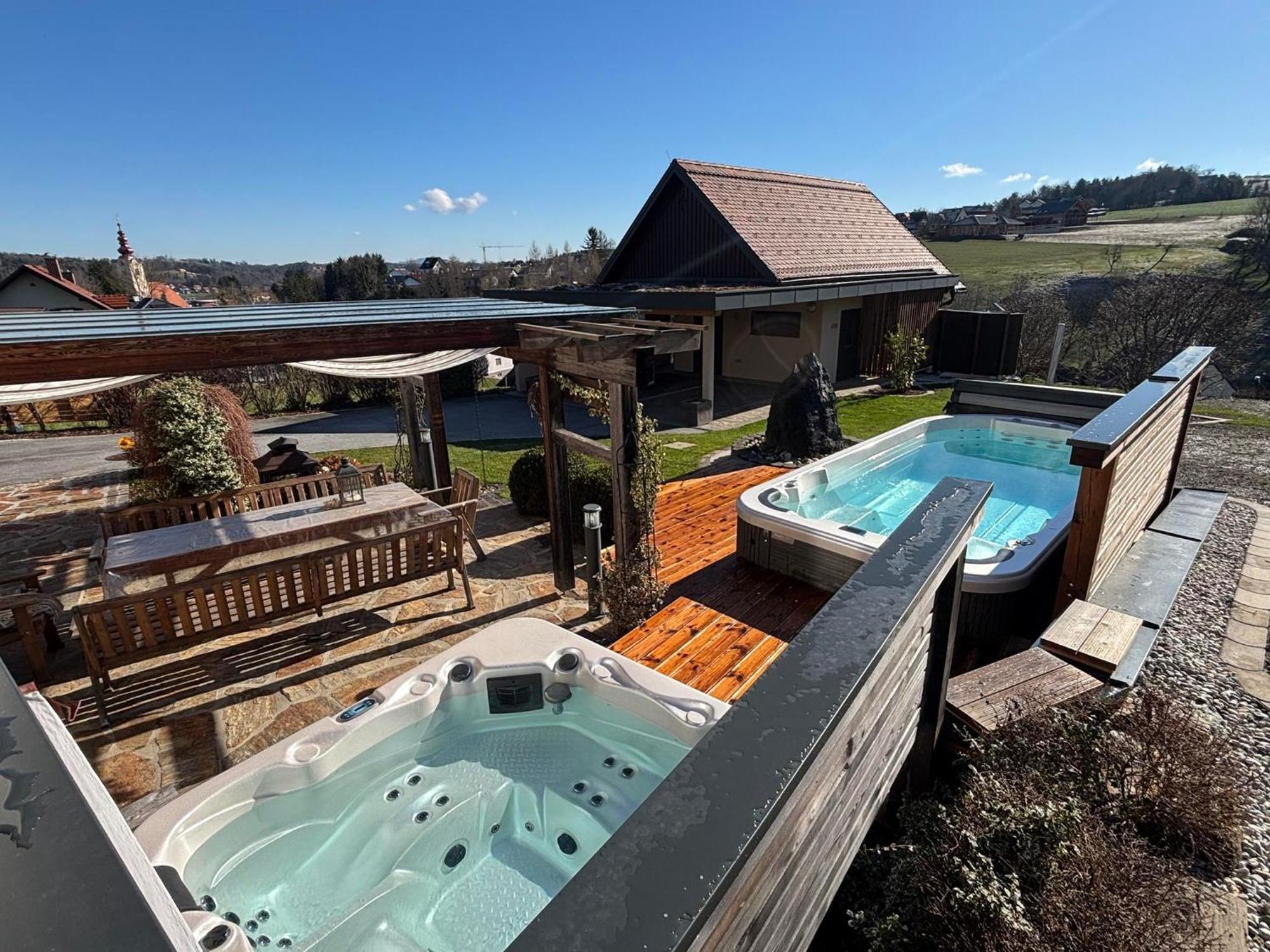Das "Ferienhaus Eibiswald" Landhaus Refugium Im Schilcherland - Sauna Und Spa Экстерьер фото